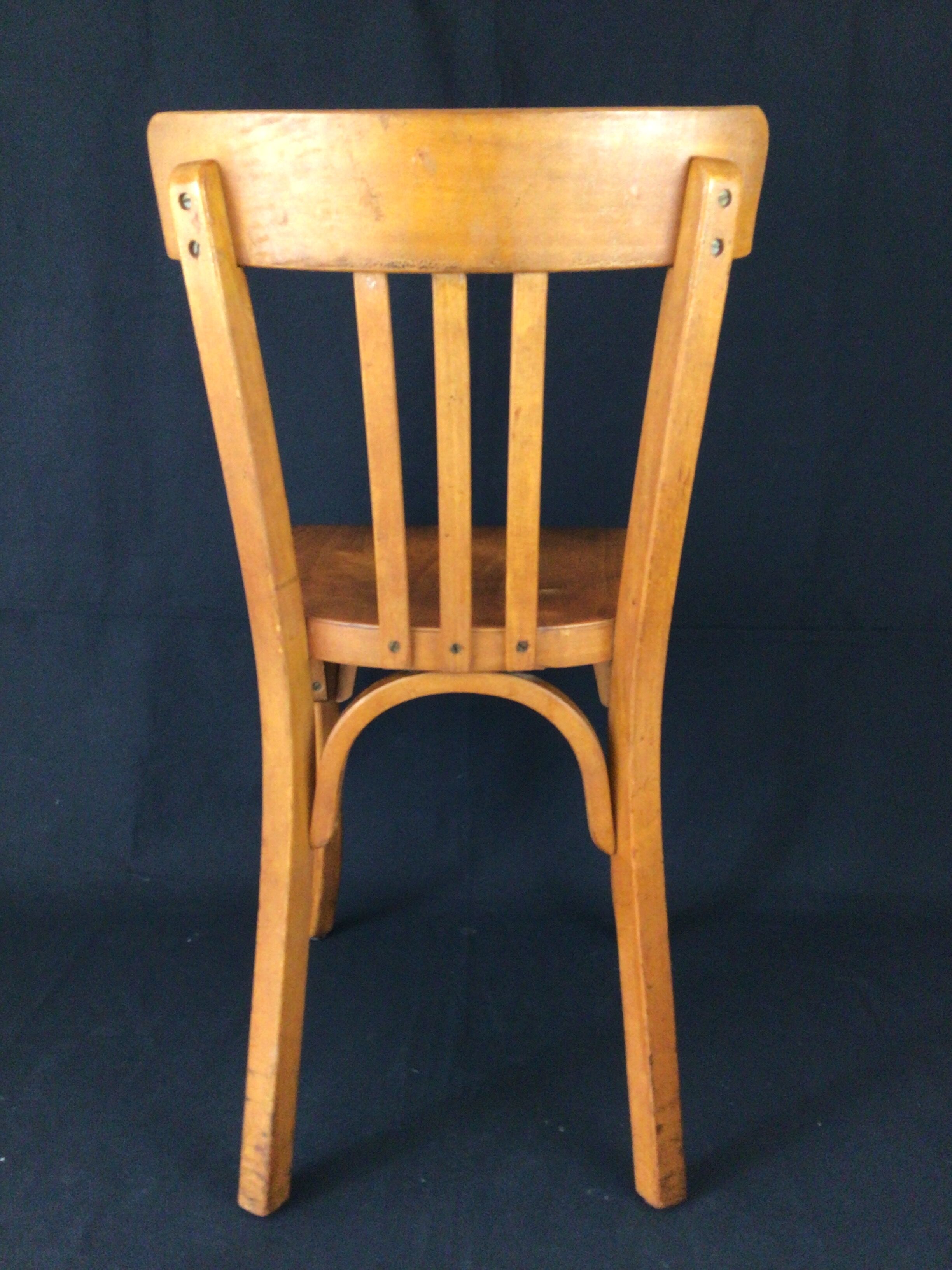 Pair of Baumann bistro chairs