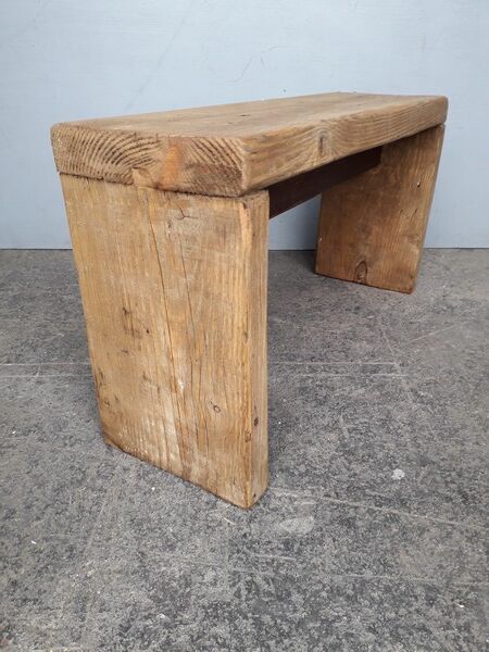 Former vintage bench period 1960 solid wood