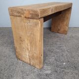 Former vintage bench period 1960 solid wood