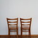 Paire de chaises bistrot scandinaves