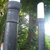 Pair of oak columns 19th