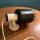 Lita matte black tilting wall light from the 70s/80s