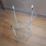 Etagere d'angle en verre 42x32