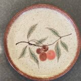 Set of 8 Sainte Radegonde stoneware dessert plates