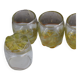 6 yellow shooter glasses / liquor
