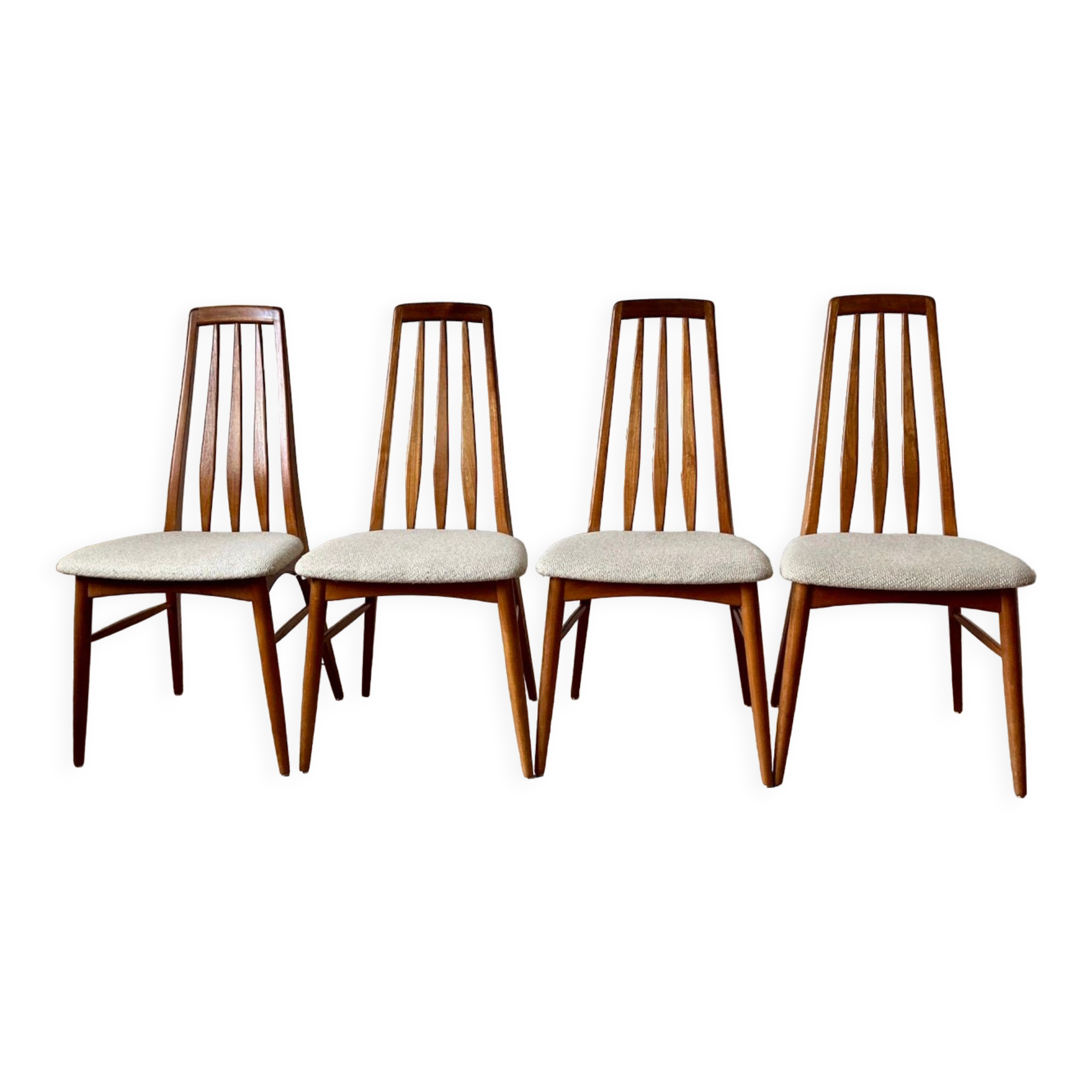 Suite de 4 chaises Eva de Niels Koefoed