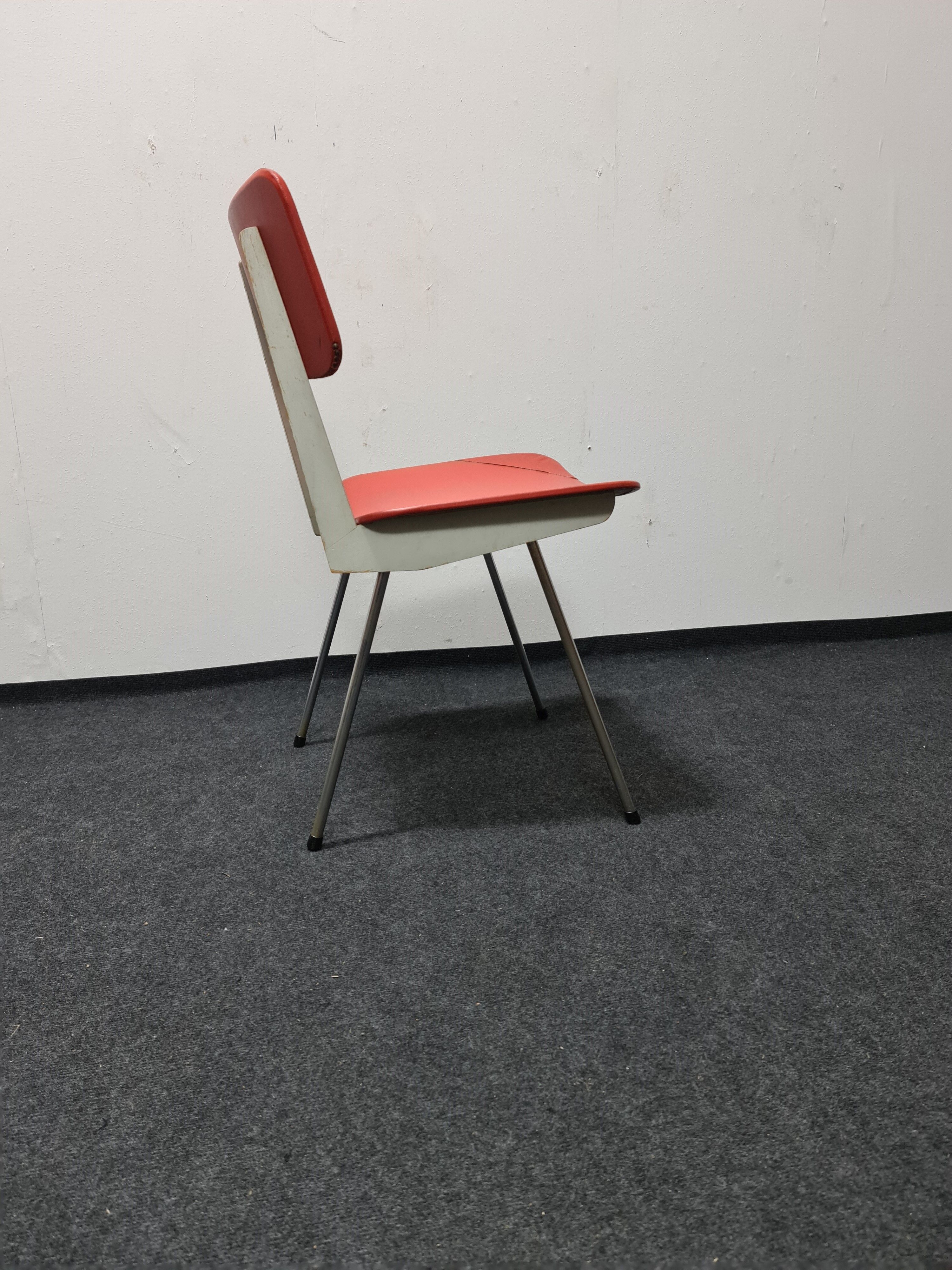 Four vintage kitchen chairs 50