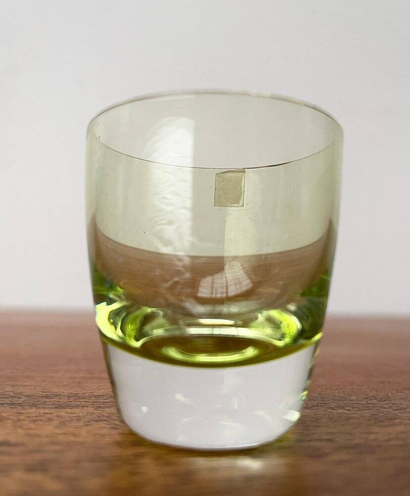 Coloured Space Age shot glasses by Gral, mid-century German, 1960s, set of 5.