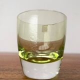 Coloured Space Age shot glasses by Gral, mid-century German, 1960s, set of 5.