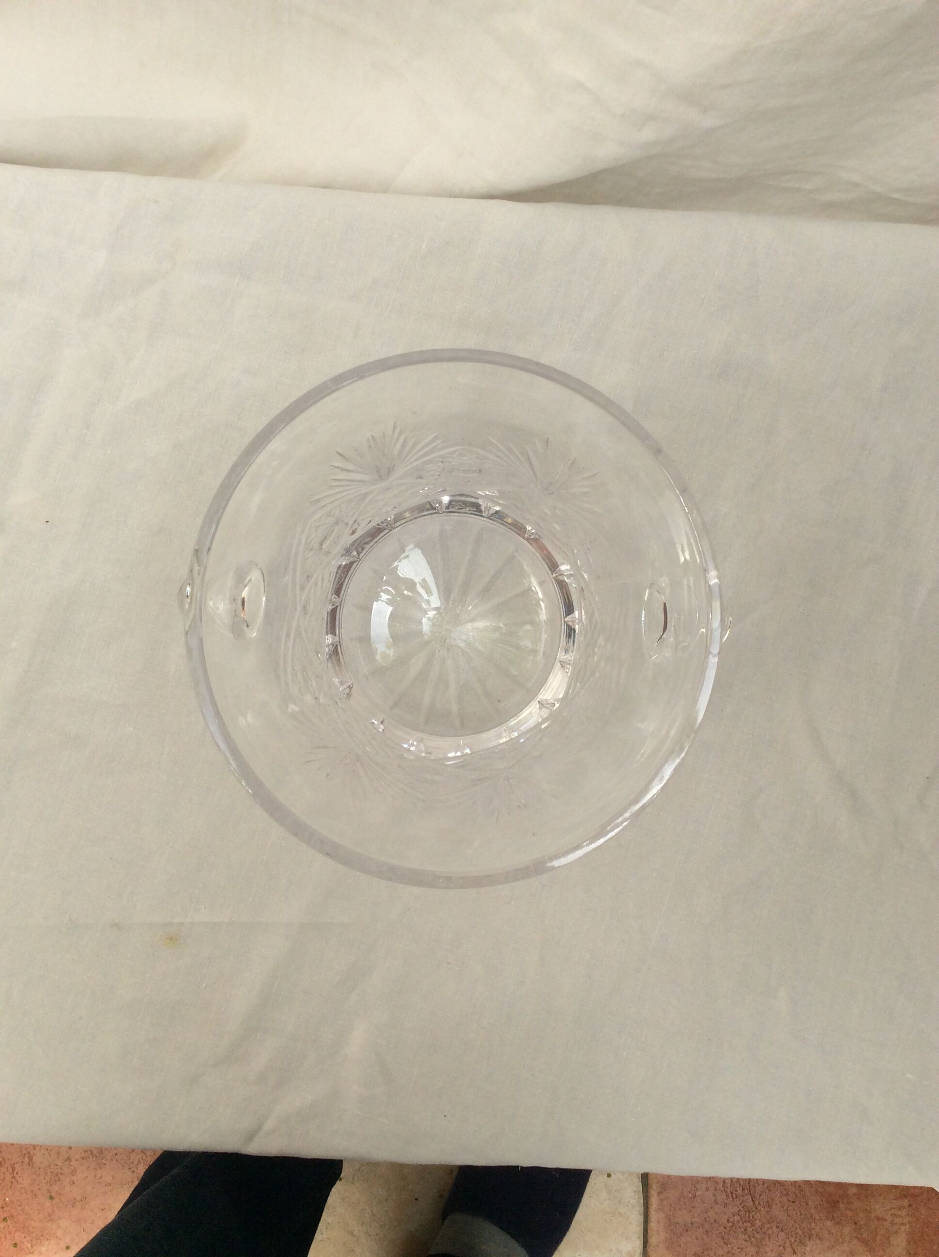 Baccarat crystal champagne bucket