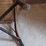 Wicker armchair