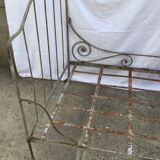 Wrought iron folding bed