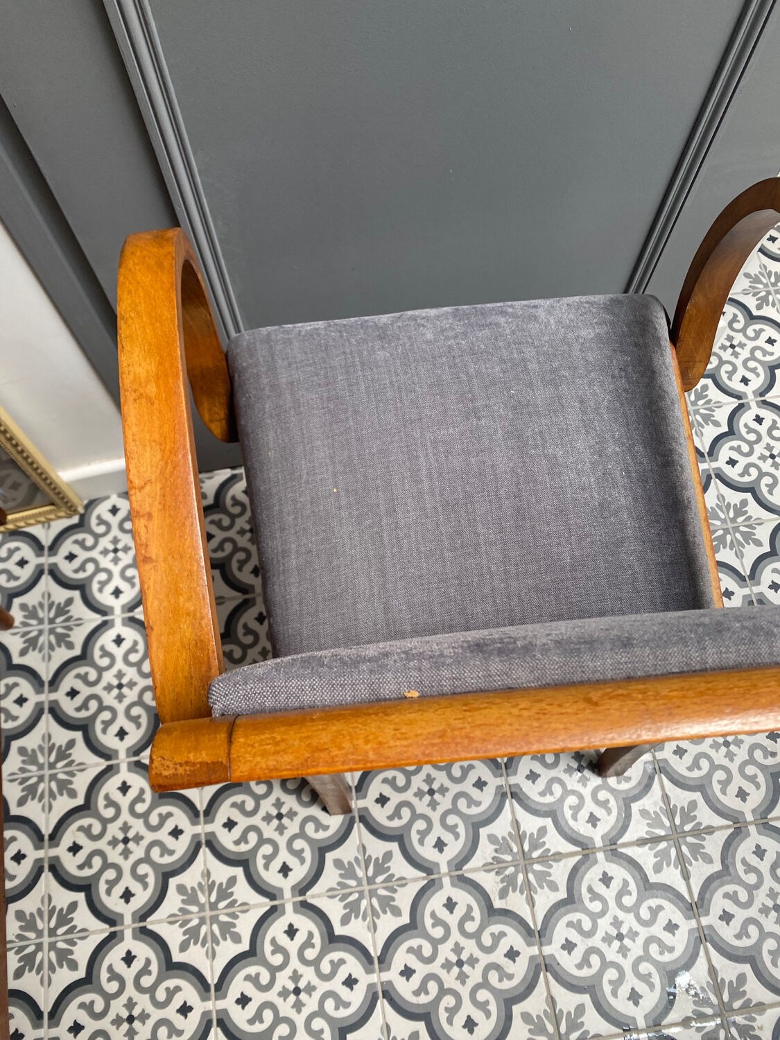 Vintage armchair refurbished