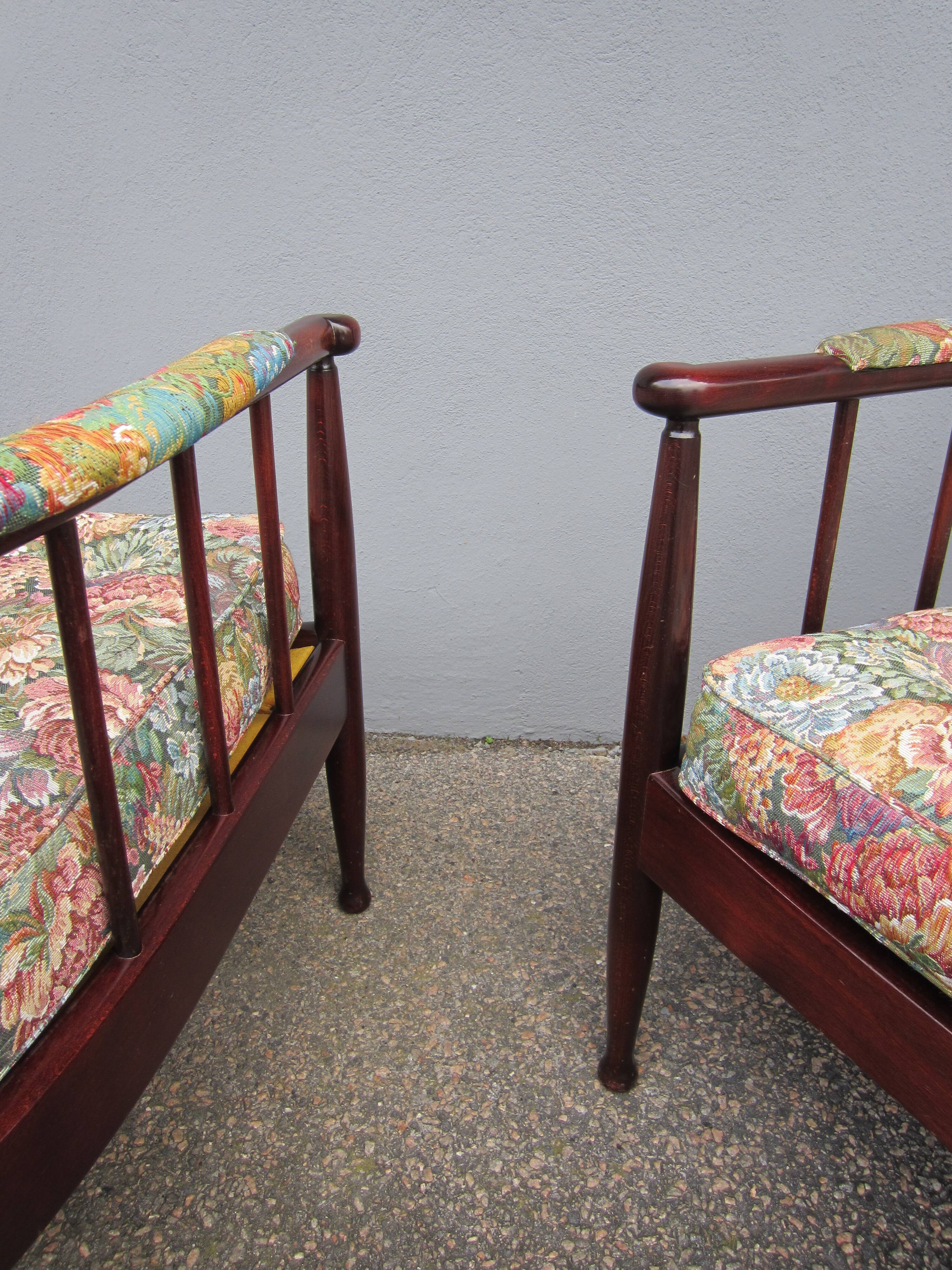 Scandinavian Skrindan armchairs by Kerstin Hörlin-Holmquist for OPE Möbler