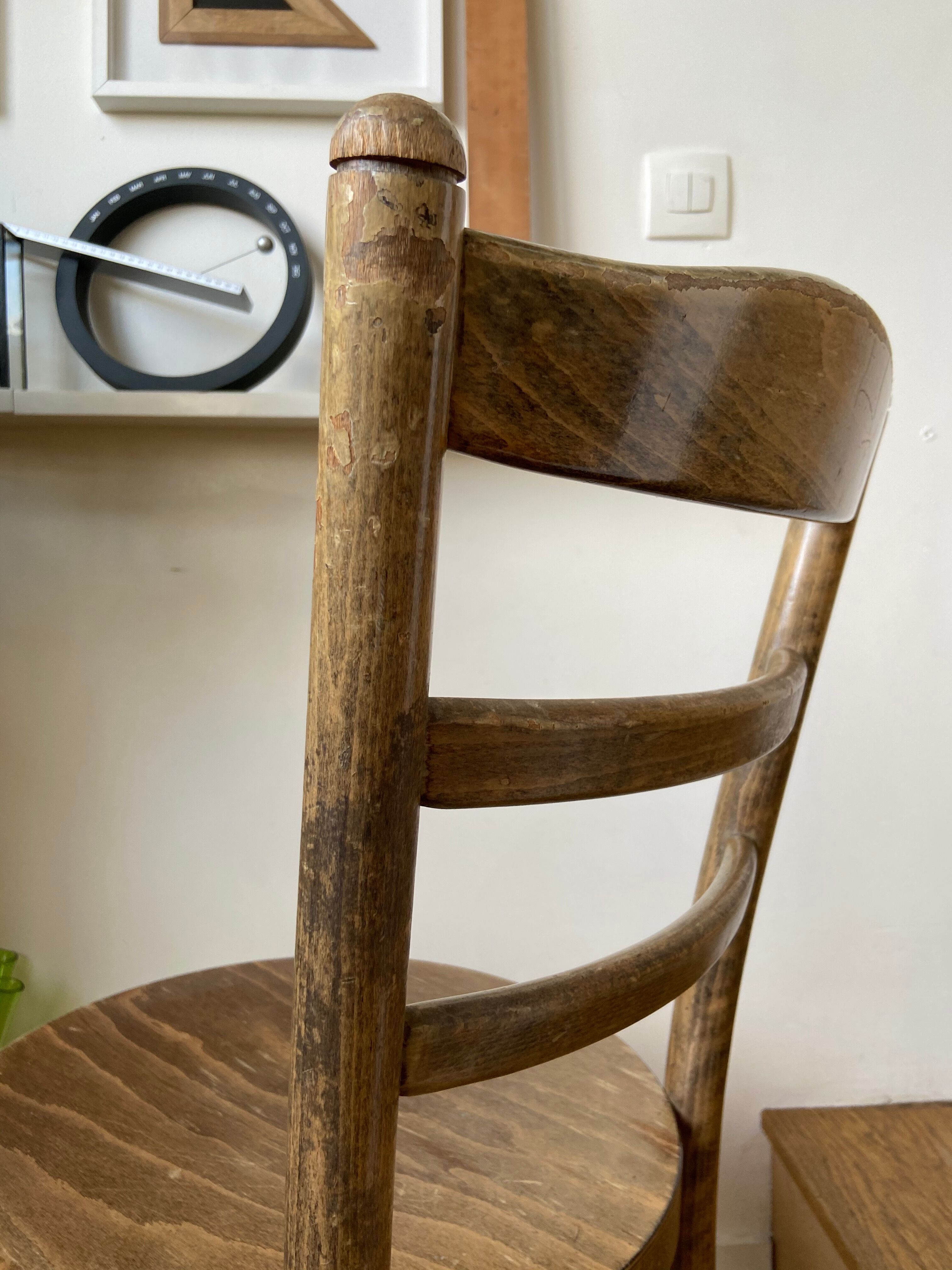 Wooden bistro chair