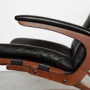 Chaise cantilever avec ottoman par Elsa & Nordahl Solheim pourRybo Rykken