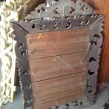 Giltwood mirror, Napoleon III period, 121x78 cm