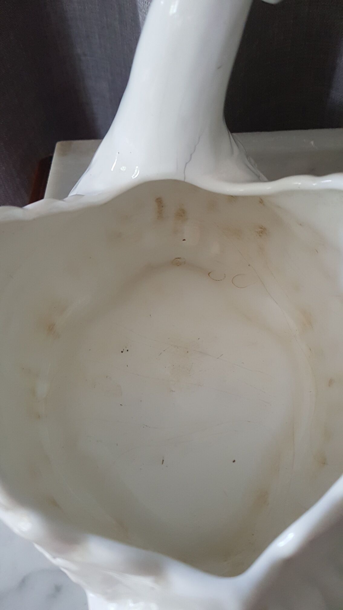 Pot cover empty vase swan pocket