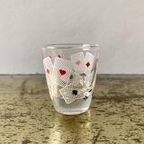 Vintage card game liquor service