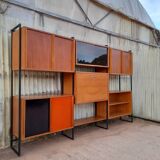 High modular sideboard G.FRYDMAN vintage 1950s-70s