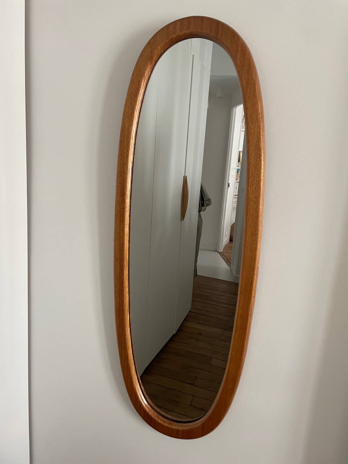 Wooden mirror