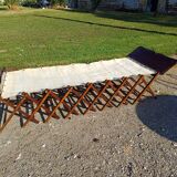 Foldable bed in Bench 1930