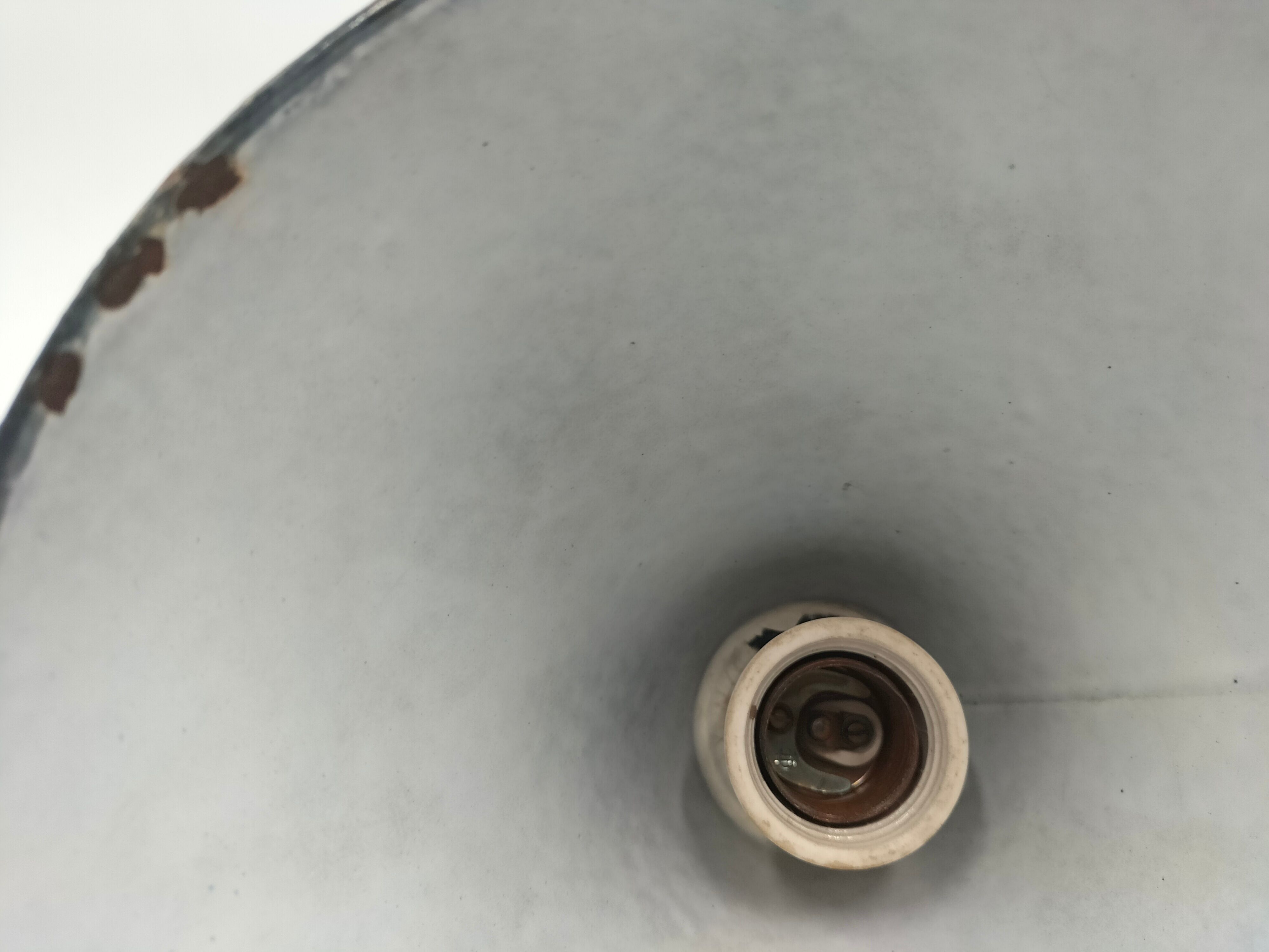 Industrial enamelled cone