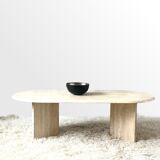 Travertine table 1970