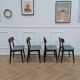 lot de 4 chaises en teck vintage