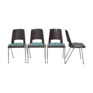 4 chaises Baumann Tropical,