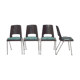 4 chaises Baumann Tropical, 1960
