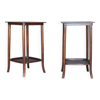 2 tables d'appoint-desserte- Thonet N° 286, vers 1930 - bois-courbé -