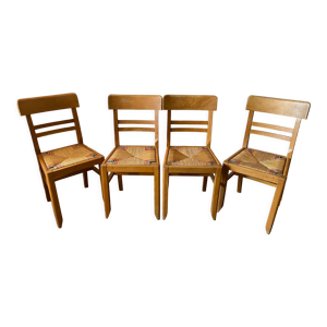 4 chaises pierre cruege