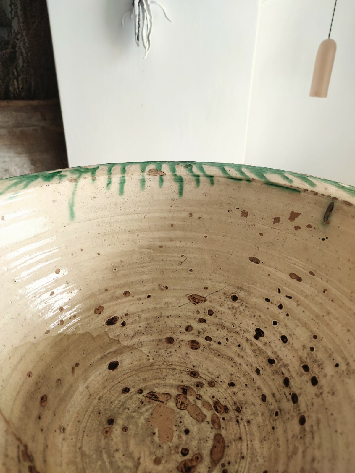 Antique italian ceramic bowl