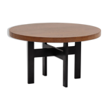 Round decorative Wenge dining table 1970
