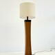 Lampe de sol en teck des années 50 italienne