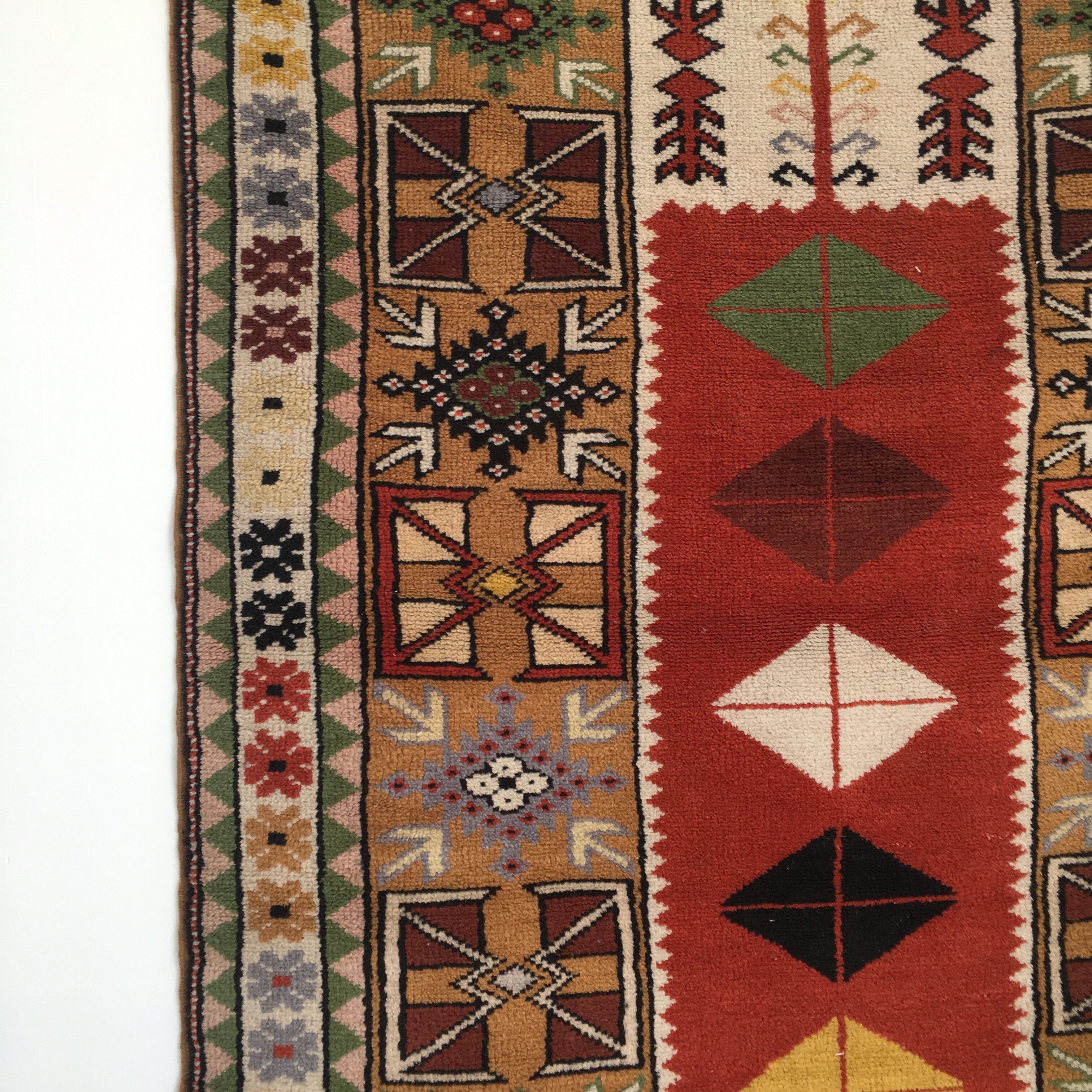 Kilim rug in red-brick tones  - 93 x 146