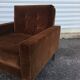 Pair of armchairs and his ottoman, circa 1970