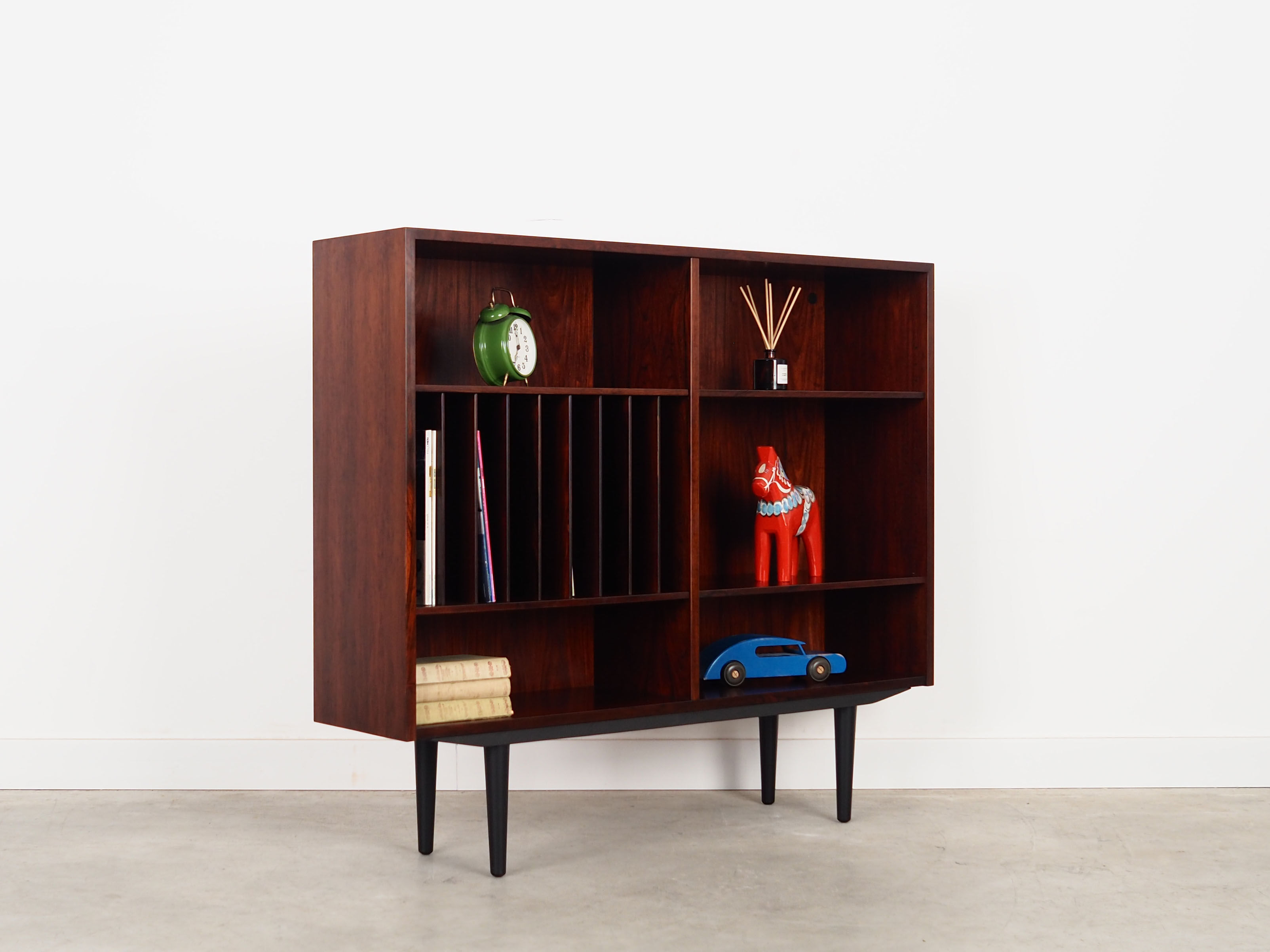 Rosewood bookcase, Danish design, 1970s, manufactured by Omann Jun