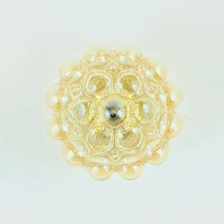 Mid-Century Bubble Glass Ceiling Light by H. Tynell for Limburg, 1960s