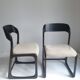 Duo de chaises traineau