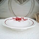 Old mounted earthenware plate