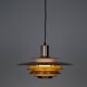 Danish vintage 1980s copper lamp