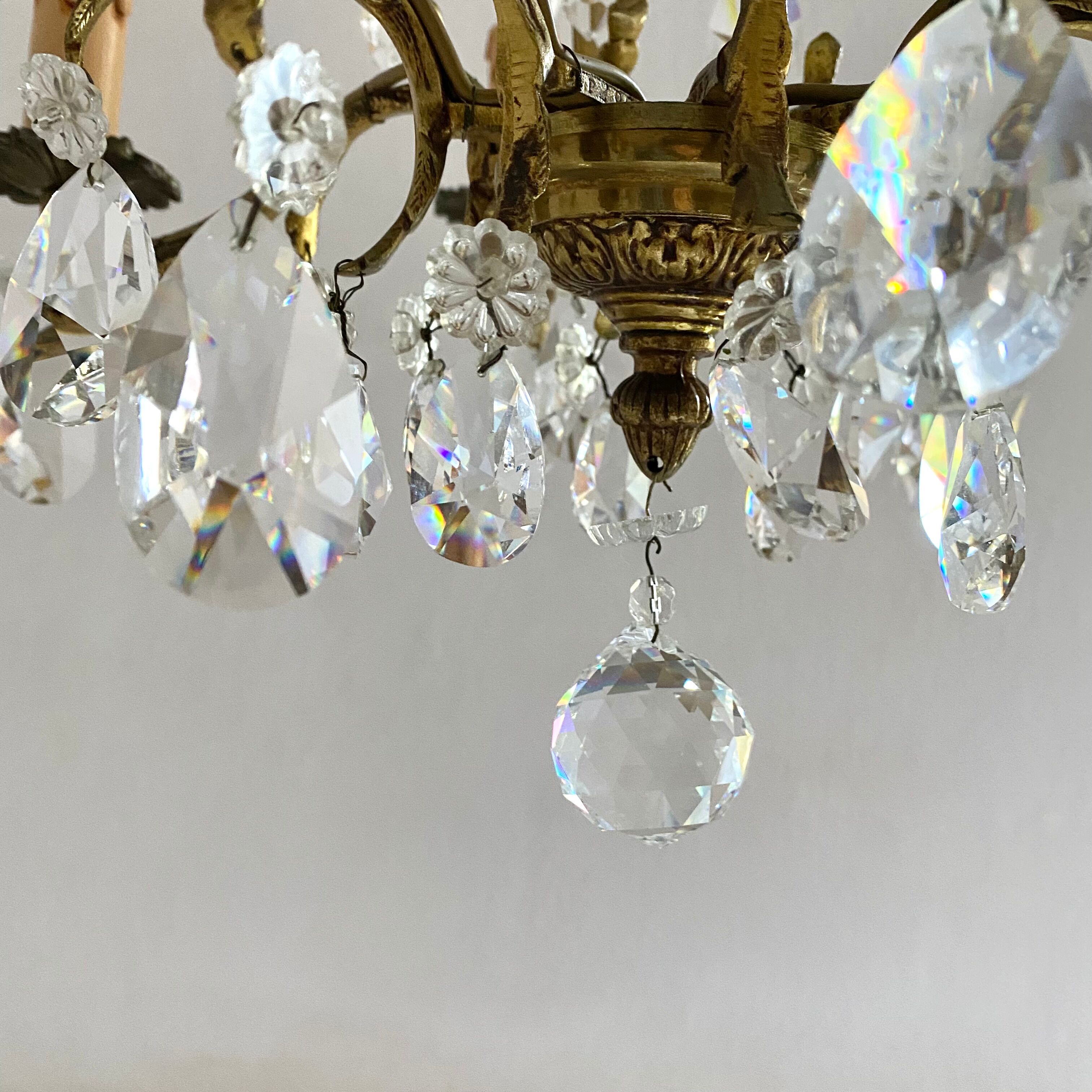 Chandelier with tassels