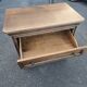 Rotating TV unit in solid oak