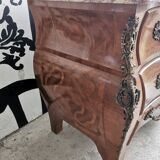 Chest of drawers tomb 1950's style louis xv inlaid