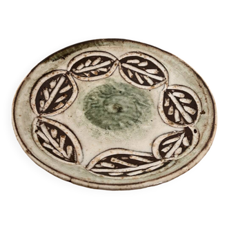 Plat en céramique Albert Thiry, Vallauris