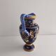 Vase balustre à anses faïence de Gien - Renaissance Bleu - H 28,5 cm