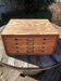 Apothecary cabinet solid raw wood