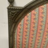 Louis XVI style bed in patinated beech, 20th century